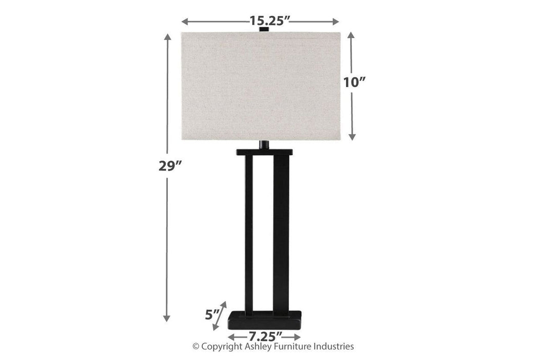 Aniela Bronze Finish Table Lamp (Set of 2) - L204074 - Gate Furniture