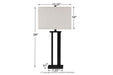 Aniela Bronze Finish Table Lamp (Set of 2) - L204074 - Gate Furniture
