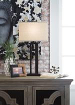 Aniela Bronze Finish Table Lamp (Set of 2) - L204074 - Gate Furniture