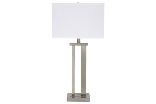 Aniela Silver Finish Table Lamp (Set of 2) - L204054 - Gate Furniture