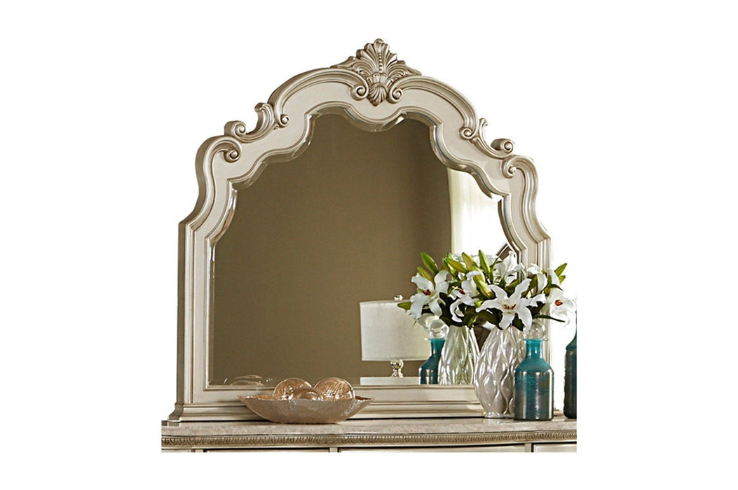 Antoinetta Champagne Panel Bedroom Set - Gate Furniture