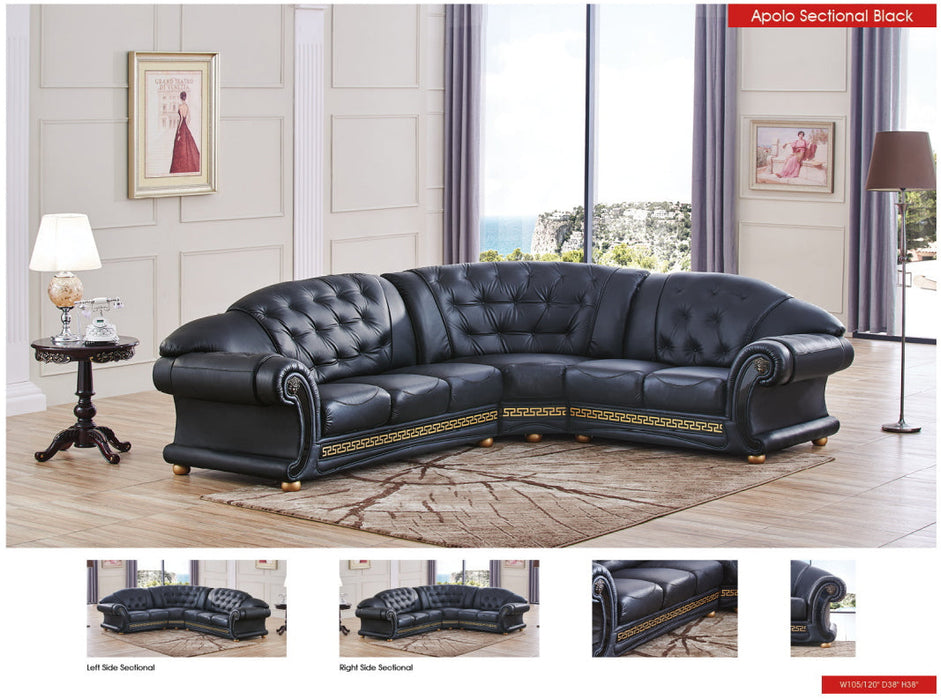 Apolo Sectional Black - i20882 - Gate Furniture