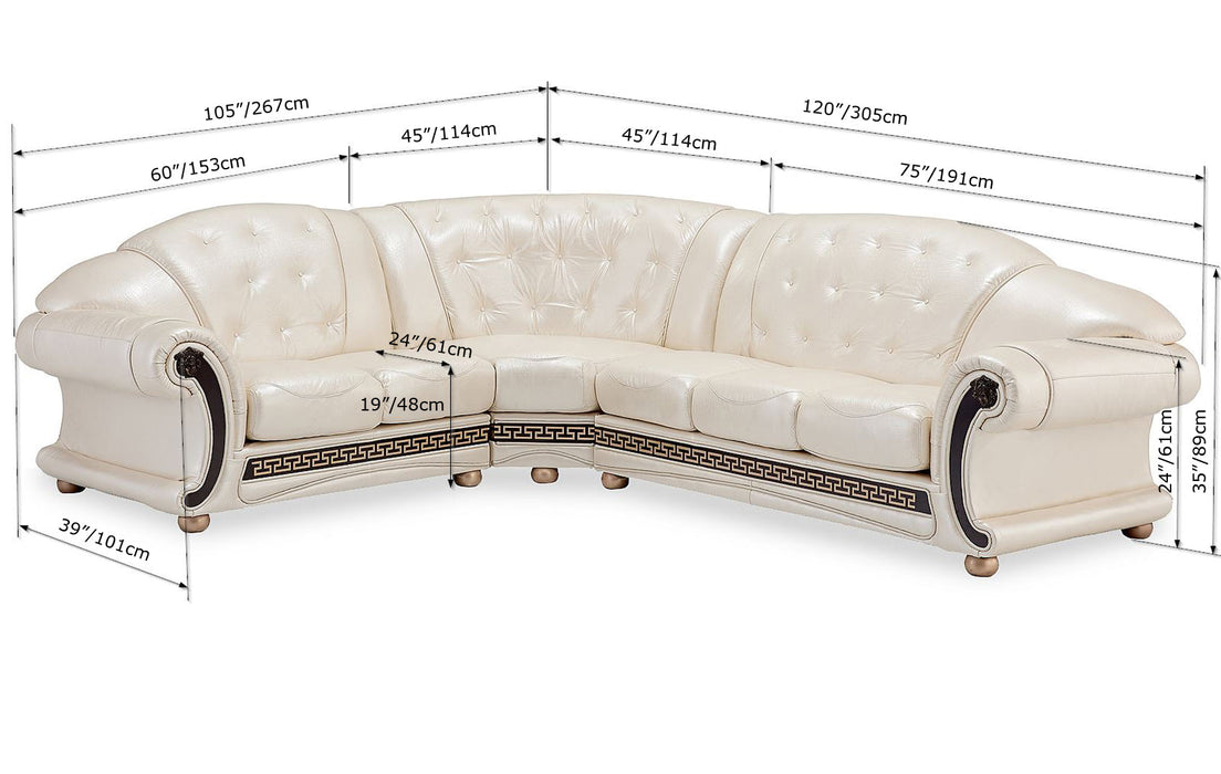Apolo Sectional Black - i20882 - Gate Furniture