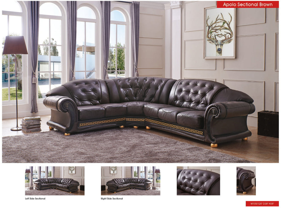 Apolo Sectional Brown - i20880 - Gate Furniture