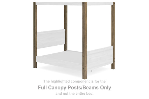 Aprilyn Full Canopy Posts/Beams - EB1187-181 - In Stock Furniture