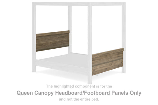 Aprilyn Queen Canopy Headboard/Footboard Panels - EB1187-171 - In Stock Furniture