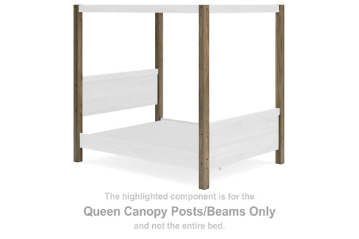 Aprilyn Queen Canopy Posts/Beams - EB1187-161 - In Stock Furniture