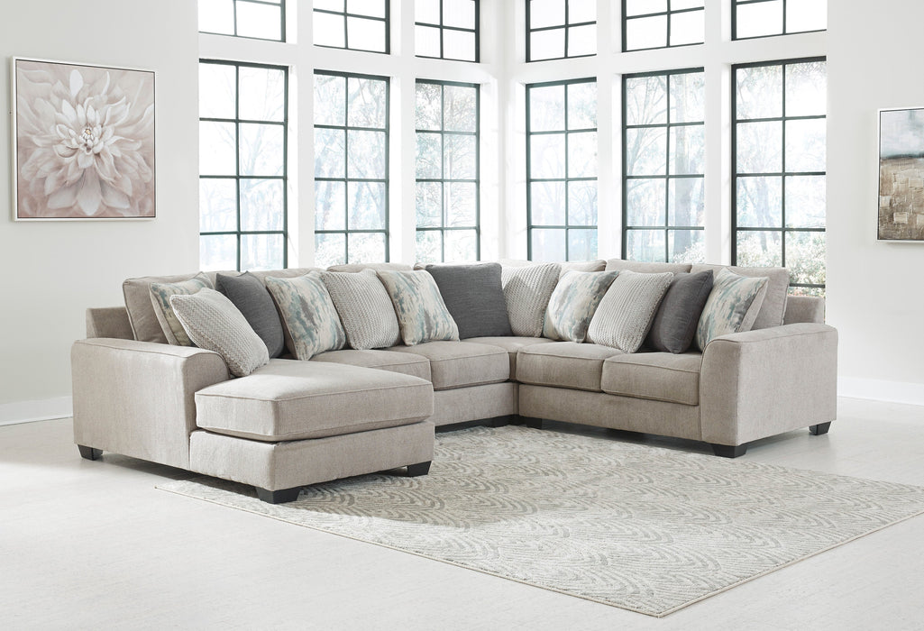 Ardsley Pewter LAF Sectional - Gate Furniture