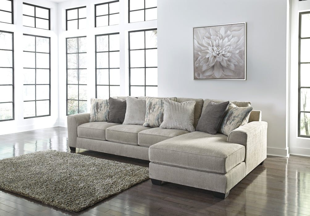 Ardsley Pewter RAF Large Sofa Chaise - Gate Furniture