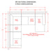Ardsley Pewter RAF Sectional - Gate Furniture