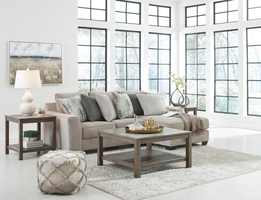 Ardsley Pewter RAF Sofa Chaise - Gate Furniture