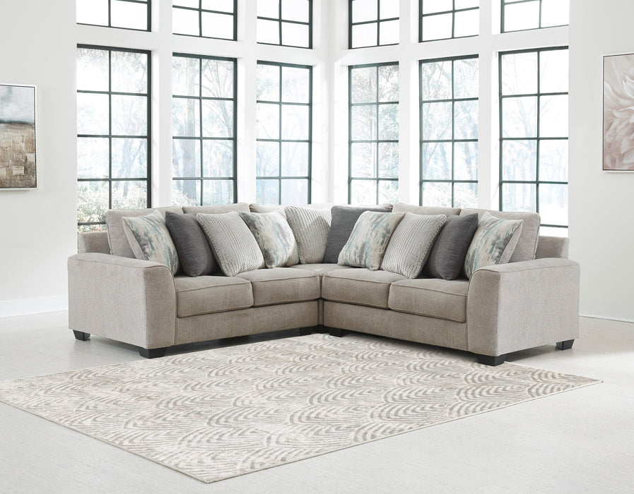 Ardsley Pewter Sectional - Gate Furniture