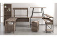 Arlenbry Gray Home Office L-Desk with Storage - H275-24 - Gate Furniture