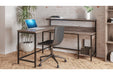 Arlenbry Gray Home Office L-Desk with Storage - H275-24 - Gate Furniture