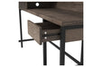 Arlenbry Gray Home Office L-Desk with Storage - H275-24 - Gate Furniture