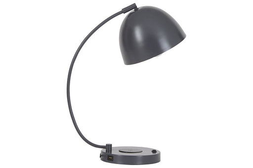 Austbeck Gray Desk Lamp - L206032 - Gate Furniture