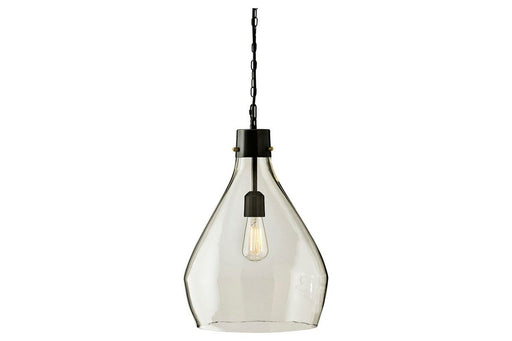 Avalbane Clear/Gray Pendant Light - L000468 - Gate Furniture