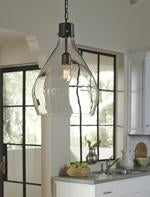 Avalbane Clear/Gray Pendant Light - L000468 - Gate Furniture