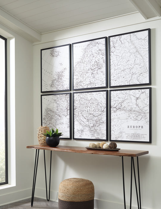 Avanworth Wall Art (Set of 6) - A8000335 - In Stock Furniture