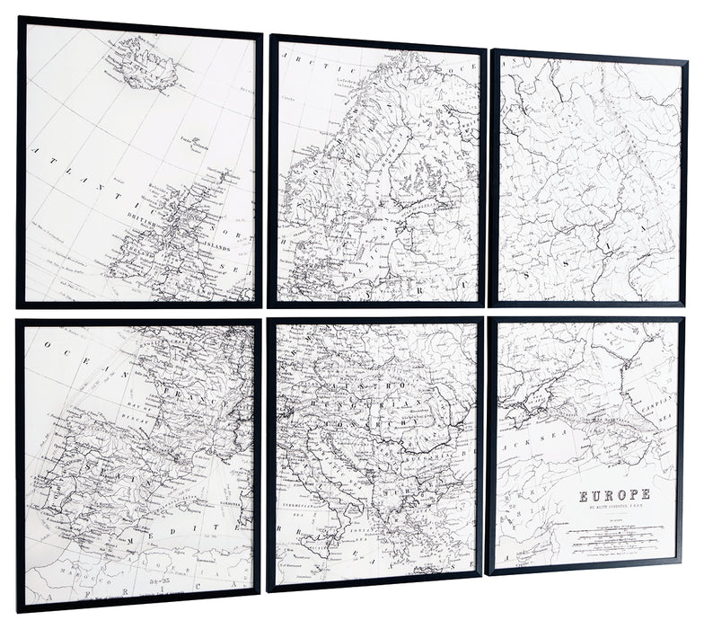 Avanworth Wall Art (Set of 6) - A8000335 - In Stock Furniture