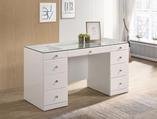 Avery White Vanity - Gate Furniture