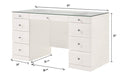 Avery White Vanity - Gate Furniture