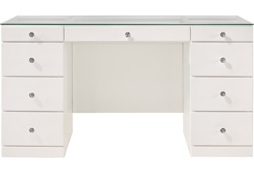 Avery White Vanity - Gate Furniture