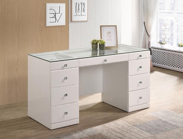 Avery White Vanity - Gate Furniture