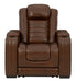 Backtrack Chocolate Power Recliner - U2800413 - Gate Furniture