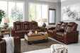 Backtrack Chocolate Power Reclining Set - Gate Furniture