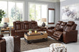 Backtrack Chocolate Power Reclining Set - Gate Furniture