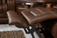 Backtrack Chocolate Power Reclining Set - Gate Furniture