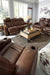 Backtrack Chocolate Power Reclining Set - Gate Furniture