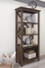 Baldridge Rustic Brown 75" Bookcase - H675-17 - Gate Furniture