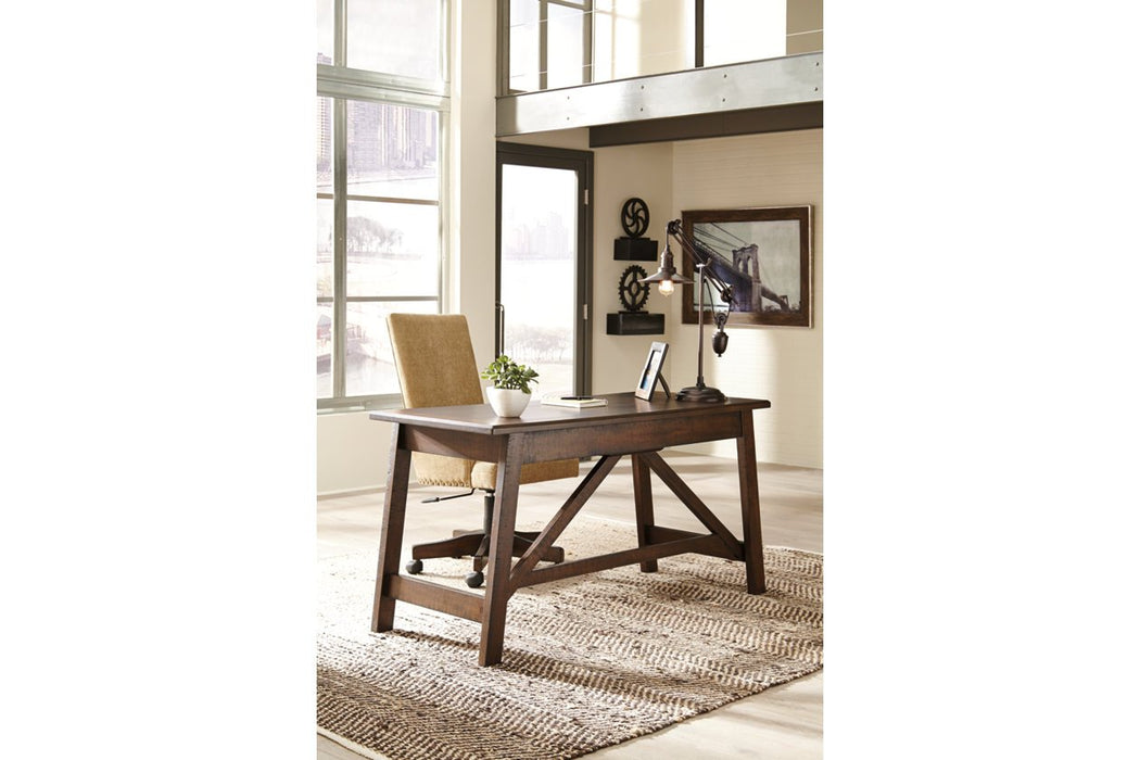 Baldridge Rustic Brown Home Office Desk - H675-44 - Gate Furniture