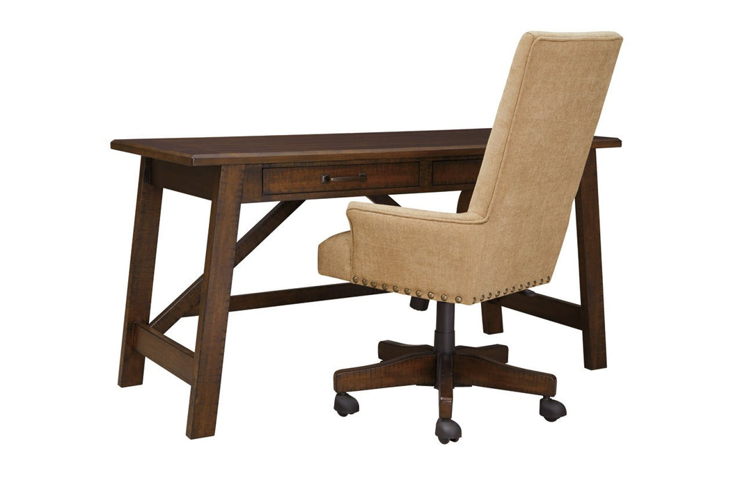 Baldridge Rustic Brown Home Office Desk - H675-44 - Gate Furniture