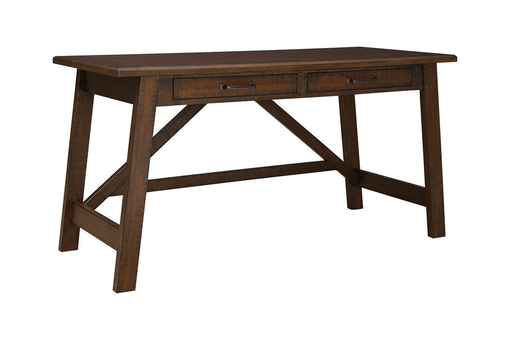 Baldridge Rustic Brown Home Office Desk - H675-44 - Gate Furniture