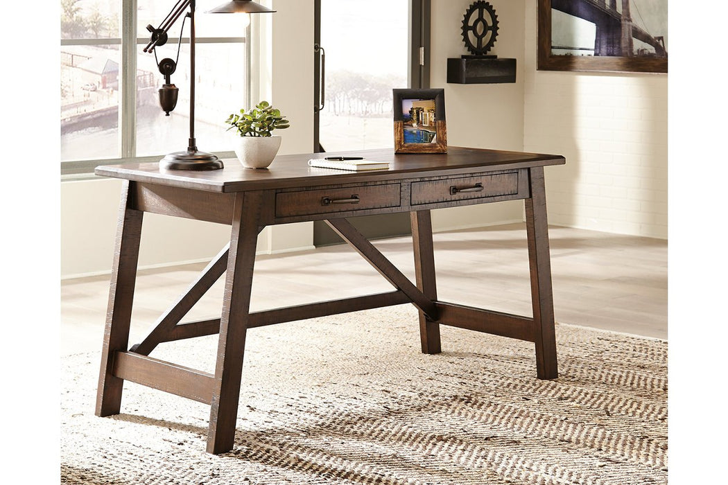 Baldridge Rustic Brown Home Office Desk - H675-44 - Gate Furniture