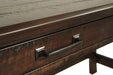 Baldridge Rustic Brown Home Office Desk - H675-44 - Gate Furniture