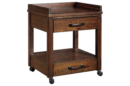 Baldridge Rustic Brown Printer Stand - H675-11 - Gate Furniture