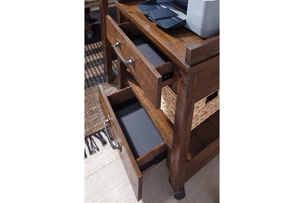 Baldridge Rustic Brown Printer Stand - H675-11 - Gate Furniture
