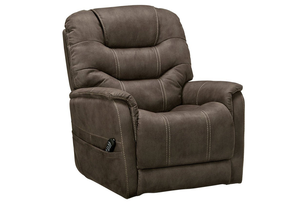 Ballister Espresso Power Lift Recliner - 2160412 - Gate Furniture