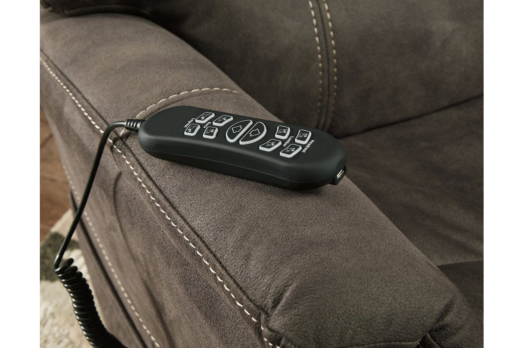 Ballister Espresso Power Lift Recliner - 2160412 - Gate Furniture