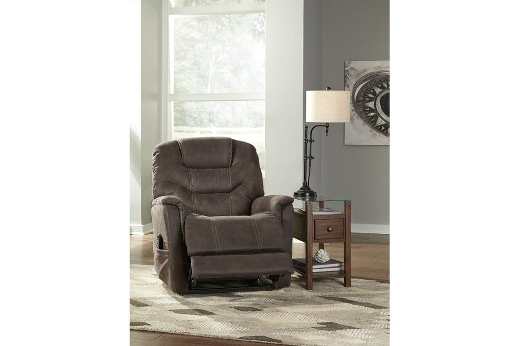 Ballister Espresso Power Lift Recliner - 2160412 - Gate Furniture