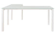 Baraga White Home Office L-Desk - H410-24 - Gate Furniture