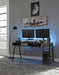 Barolli Gunmetal Gaming Desk - H700-28 - Gate Furniture