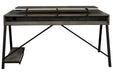 Barolli Gunmetal Gaming Desk - H700-28 - Gate Furniture