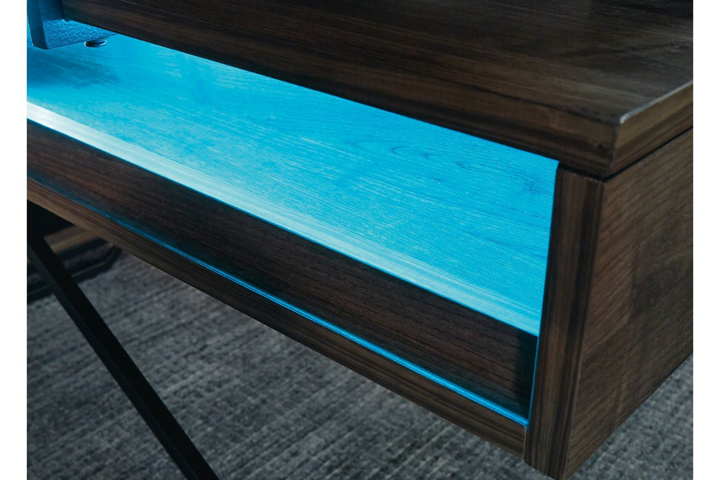 Barolli Gunmetal Gaming Desk - H700-28 - Gate Furniture