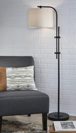 Baronvale Black Floor Lamp - L206041 - Gate Furniture