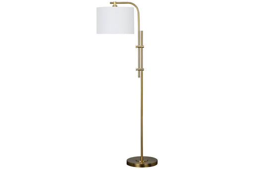 Baronvale Brass Finish Floor Lamp - L206051 - Gate Furniture